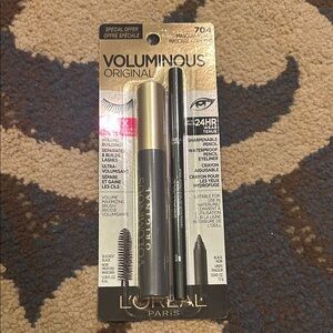 L'Oreal Voluminous Original Mascara and Eyeliner - Black and Gold